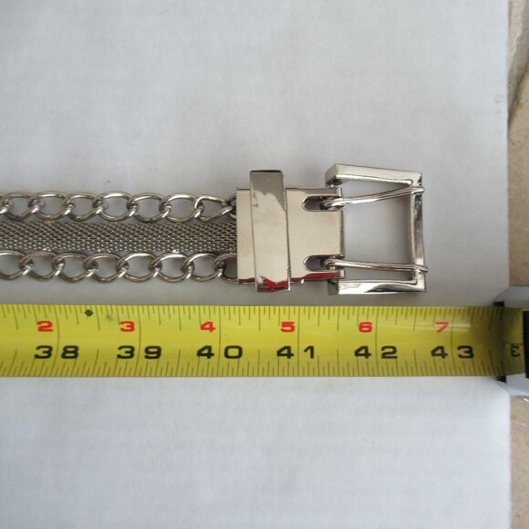 Fancy Metal Chain Mesh Waist Belt, Chain Belt, Sz Large/ X-Large - Picture 5 of 10
